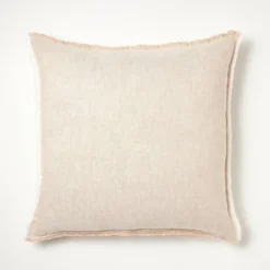 Oversized Reversible Linen Square Throw Pillow With Frayed Edges - Threshold™ Designed With Studio McGee -Adesso Store GUEST b24eae29 d0b8 4a56 a4ef 09c04c3955b4