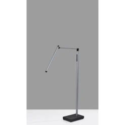 Lennox Floor Lamp (Includes LED Light Bulb) Black - Adesso -Adesso Store GUEST b64ae8af 465e 4638 9591 8ff5e54ff9a7