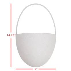 Textured Wall Pocket Gray Metal - Foreside Home & Garden 9 Textured Wall Pocket Gray Metal - Foreside Home & Garden -Adesso Store GUEST b937de03 e801 42f7 be5f db9f6e6ff6d8