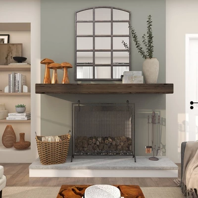 Set Of 3 Teak Wood Mushroom Handmade Live Edge Sculpture With Natural Smooth Finish Brown - Olivia & May 13 Set Of 3 Teak Wood Mushroom Handmade Live Edge Sculpture With Natural Smooth Finish Brown - Olivia & May - Image 13