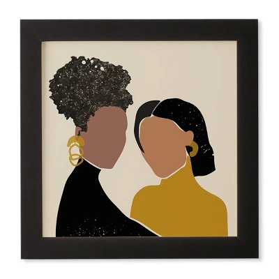 Domonique Brown Black Love No. 1 Framed Wall Art Black - Deny Designs 3 Domonique Brown Black Love No. 1 Framed Wall Art Black - Deny Designs - Image 3