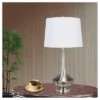 Metal Table Lamp - Brushed Steel (30")