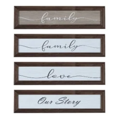 10pc Bordeaux Frame Industrial Farmhouse Finishes Box Sets White/Black/Dark Wood- Kate & Laurel All Things Decor -Adesso Store GUEST be4047a9 1758 4cb8 a67f 86e12c5e0118