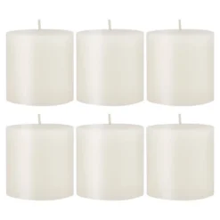 6pk Unscented Flat Top Smooth Pillar Candles White - Stonebriar Collection 15 6pk Unscented Flat Top Smooth Pillar Candles White - Stonebriar Collection -Adesso Store GUEST be523f7b 5466 42b1 941c 61fcece512a4
