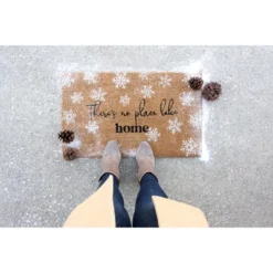 Shiraleah "There's No Place Like Home" Winter Doormat