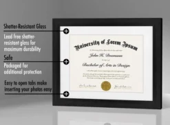 Americanflat Diploma Frame With Tempered Shatter-resistant Glass - Available In A Variety Of Sizes -Adesso Store GUEST c31641d3 79a0 4b50 a682 77dede73a12b