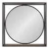 24" X 4" McCauley Decorative Metal Mirror With Shelf Bronze - Kate And Laurel