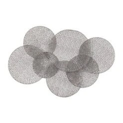 Metal Plate Overlapping Perforated Wall Decor Black - Olivia & May -Adesso Store GUEST c51c0faf 944d 46b3 9894 bb4a5b98ff85