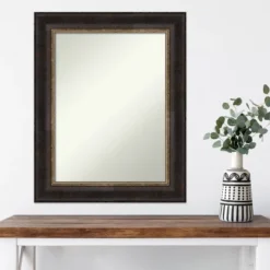 24" X 30" Non-Beveled Varied Black Wall Mirror - Amanti Art -Adesso Store GUEST c6557449 0cee 4c5b bf16 e410f26c2318