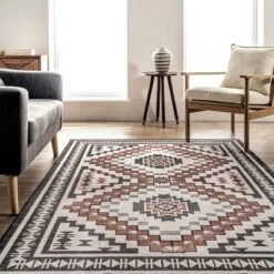 NuLOOM Leighton Machine Washable Southwestern Medallion Area Rug -Adesso Store GUEST c9ef9bda fe58 4d8f 994e 6bcaa1562c7b