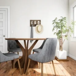 Wall Picture Collage With 3 Hanging Hooks- Wall Mounted Photo Frame Decor With Rustic Wood Look, Holds 4x6 Pictures By Lavish Home -Adesso Store GUEST ca7b5067 486f 49a7 9319 78c75b28dc26 1