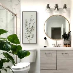 18" X 40" Sylvie Eucalyptus Botanical I By The Creative Bunch Studio Framed Wall Canvas Gray - Kate & Laurel All Things Decor 9 18" X 40" Sylvie Eucalyptus Botanical I By The Creative Bunch Studio Framed Wall Canvas Gray - Kate & Laurel All Things Decor -Adesso Store GUEST cac33847 a098 4a2f bd01 b513c1f2c5fc