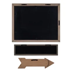 10pc Bordeaux Frame Industrial Farmhouse Finishes Box Sets White/Black/Dark Wood- Kate & Laurel All Things Decor -Adesso Store GUEST cae11680 ae5b 46d9 bc00 fd54c9121836