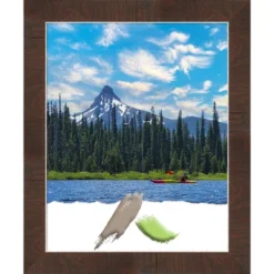 Amanti Art Wildwood Brown Narrow Picture Frame -Adesso Store GUEST cbae9fa5 807c 4b8c 823c 55048494f0b4