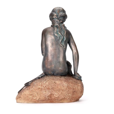 Techko Maid ABS Resin Little Mermaid Solar Outdoor Garden Statue Decor With Spotlight 4 Techko Maid ABS Resin Little Mermaid Solar Outdoor Garden Statue Decor With Spotlight - Image 4