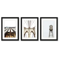 Americanflat American Dreaming By Tanya Shumkina - 3 Piece Gallery Framed Print Art Set -Adesso Store GUEST cca70e84 ab34 4b5c b613 4e232f239061