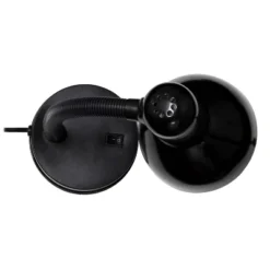 14.25" Traditional Fundamental Metal Desk Task Lamp And Bowl Shaped Shade With Flexi Gooseneck Black - Creekwood Home -Adesso Store GUEST ce9ca86c bdc3 40d1 b3f8 246c7a937544