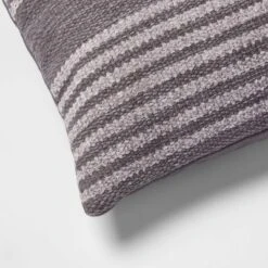 Lumbar Modern Stripe Decorative Throw Pillow Gray - Threshold™ -Adesso Store GUEST cf47fbee 7d18 40e0 b721 423f41dd185a