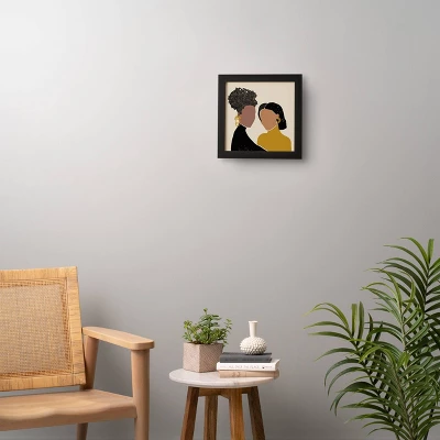 Domonique Brown Black Love No. 1 Framed Wall Art Black - Deny Designs 4 Domonique Brown Black Love No. 1 Framed Wall Art Black - Deny Designs - Image 4