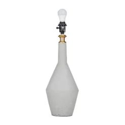 Modern Cement Table Lamp White - Olivia & May -Adesso Store GUEST d0d02279 16a5 4a42 a22a 0783c44d3824