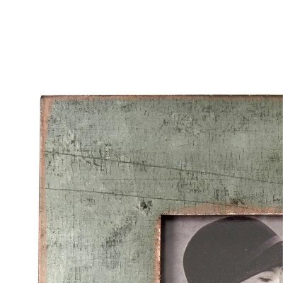 7.25" X 9.75" Galvanized 2-Sided Standing Picture Single Frame - Storied Home 2 7.25" X 9.75" Galvanized 2-Sided Standing Picture Single Frame - Storied Home - Image 2