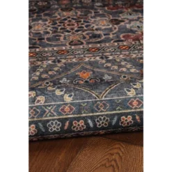 Washable Grant Rug Teal/Ivory - Linon 11 Washable Grant Rug Teal/Ivory - Linon -Adesso Store GUEST d4ad7d9d ebed 4590 9cab 75433a7d6f02