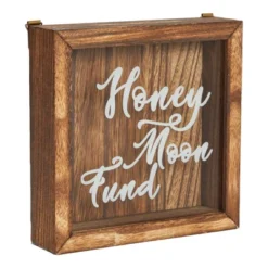 Juvale Wood Cursive Honeymoon Fund Box Wedding Gifts, Wall Mounted Shadow Piggy Bank, Newly Wed Rustic Home Decoration, Vacation Supplies, 7 X 7 In 15 Juvale Wood Cursive Honeymoon Fund Box Wedding Gifts, Wall Mounted Shadow Piggy Bank, Newly Wed Rustic Home Decoration, Vacation Supplies, 7 X 7 In -Adesso Store GUEST d4b53442 86dc 4551 b7cd fb2d6cc2f24a
