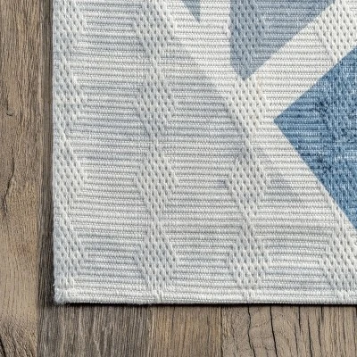 NuLOOM Juli Mosaic Geometric Machine Washable Area Rug 4 NuLOOM Juli Mosaic Geometric Machine Washable Area Rug - Image 4