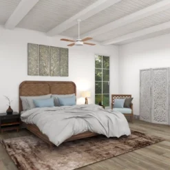 Metal Tree Wall Decor With Embossed Design Set Of 4 Brown - Olivia & May -Adesso Store GUEST d4f5aed8 8856 4bf7 be95 070c73d83ebd