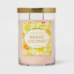 Glass Jar Mango Coconut Candle - Opalhouse™ -Adesso Store GUEST d5df7935 c4d2 412c 8399 c3cca94db9a0