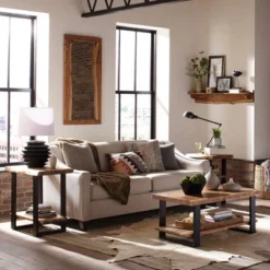 Alpine Live Edge Wood Mirror Natural - Alaterre Furniture -Adesso Store GUEST d83a57f1 9b1d 445f a495 a1c8dd41dab5