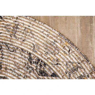 Zagros Braided Medallion Rug - Anji Mountain 2 Zagros Braided Medallion Rug - Anji Mountain - Image 2