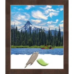 Amanti Art Wildwood Brown Narrow Picture Frame -Adesso Store GUEST db88f568 2600 4834 ac13 65182ddbb03d