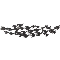 Metal Bird Flying Flock Of Wall Decor Black - Olivia & May -Adesso Store GUEST dd156349 fd9a 48d9 89cc 5ae44b975819