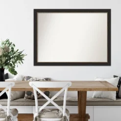 42" X 31" Non-Beveled Accent Bronze Narrow Wall Mirror - Amanti Art -Adesso Store GUEST dd8a1895 6830 46b6 9703 1b58def2871f