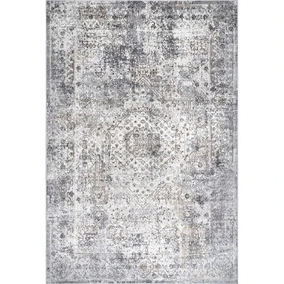 NuLOOM Lola Distressed Medallion Area Rug 10 NuLOOM Lola Distressed Medallion Area Rug - Image 10