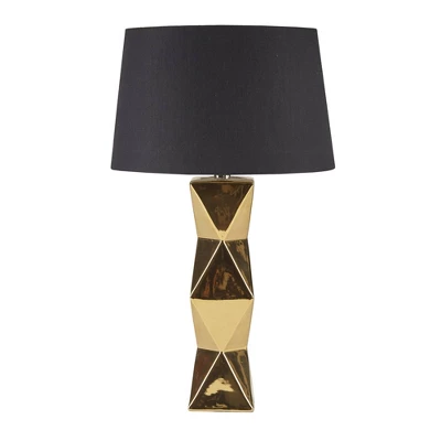 Kenlyn Ceramic Table Lamp Gold - Ink+Ivy 2 Kenlyn Ceramic Table Lamp Gold - Ink+Ivy - Image 2