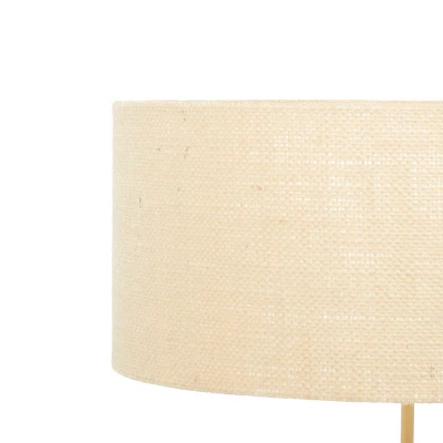 Rustic Wood Table Lamp Beige - Olivia & May 5 Rustic Wood Table Lamp Beige - Olivia & May - Image 5