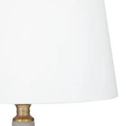 Modern Cement Table Lamp White - Olivia & May -Adesso Store GUEST e96d91b0 0fb1 48a5 8acd 0a69e06b58d2