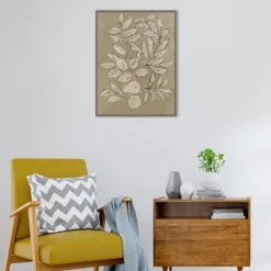 23" X 30" Leaves Sketches II By Asia Jensen Framed Canvas Wall Art Print - Amanti Art -Adesso Store GUEST e9b552e5 0200 41d6 96d2 6d2e290a5f8c