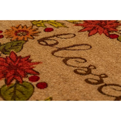 1'4" X 2'4" Blessed Indoor/Outdoor Coir Doormat - Entryways 1 1'4" X 2'4" Blessed Indoor/Outdoor Coir Doormat - Entryways