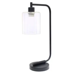 Modern Iron Desk Lamp With Glass Shade - Lalia Home -Adesso Store GUEST eaf4753e 33ee 4de8 9dee 7f7e9803358c