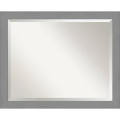 Framed Bathroom Vanity Wall Mirror Brushed Nickel - Amanti Art -Adesso Store GUEST eddcc670 39d1 44df 9f86 713b7a2ab6bb