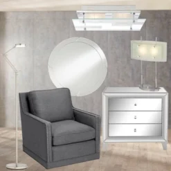 Possini Euro Design Charles Street Modern Desk Lamp 23" High Chrome Satin Nickel Frosted Slump Glass Shade For Bedroom Living Room Bedside Nightstand 14 Possini Euro Design Charles Street Modern Desk Lamp 23" High Chrome Satin Nickel Frosted Slump Glass Shade For Bedroom Living Room Bedside Nightstand -Adesso Store GUEST ee188d28 1b4e 4af1 8eec b5eefa3ae7cf