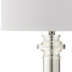 30" Nina Crystal Column Lamp Clear (Includes CFL Light Bulb) - Safavieh 7 30" Nina Crystal Column Lamp Clear (Includes CFL Light Bulb) - Safavieh -Adesso Store GUEST ef46f71c 140d 44f1 b4d1 52aba661ac61