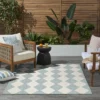Nourison Positano Modern Diamond Outdoor Rug