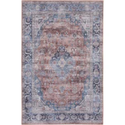 Nourison Washable Brilliance Vintage Medallion Indoor Rug -Adesso Store GUEST f0425132 6a1a 4cca b611 de7d16d91e9d