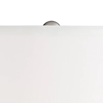 Possini Euro Design Jaime Coastal Table Lamp With Round White Marble Riser 26" High Blue Gray Drum Shade For Bedroom Living Room Office House Home 1 Possini Euro Design Jaime Coastal Table Lamp With Round White Marble Riser 26" High Blue Gray Drum Shade For Bedroom Living Room Office House Home