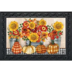 Autumn Bouquet Fall Doormat 30" X 18" Indoor Outdoor Briarwood Lane