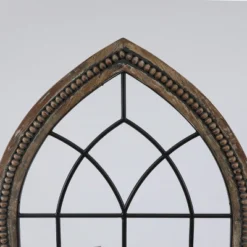 LuxenHome Rustic Wood And Black Metal Arched Window Wall Decor -Adesso Store GUEST fad98aaf d9e6 4cb2 80d8 d50a3972f1a7